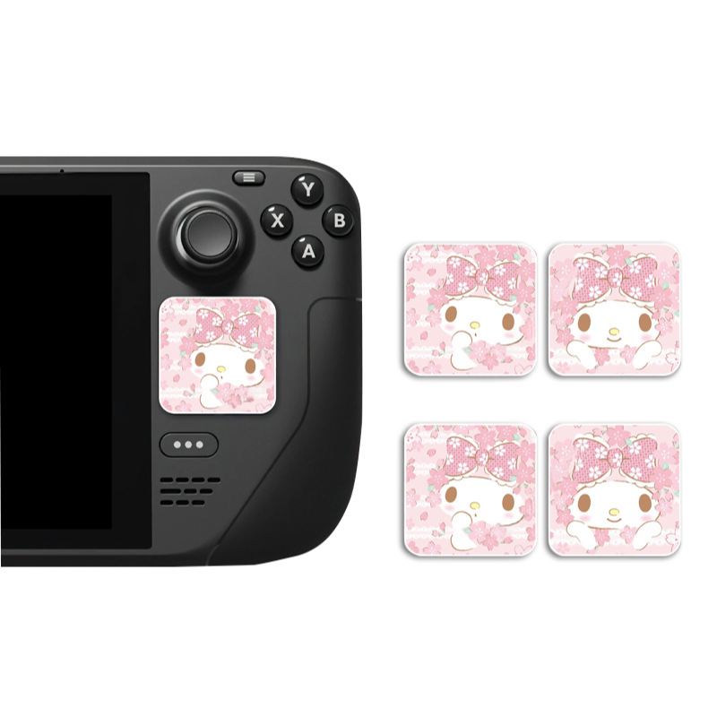 MoeMolly Sanrio Steam Deck Trackpads Protector Skin Stickers-My Melody