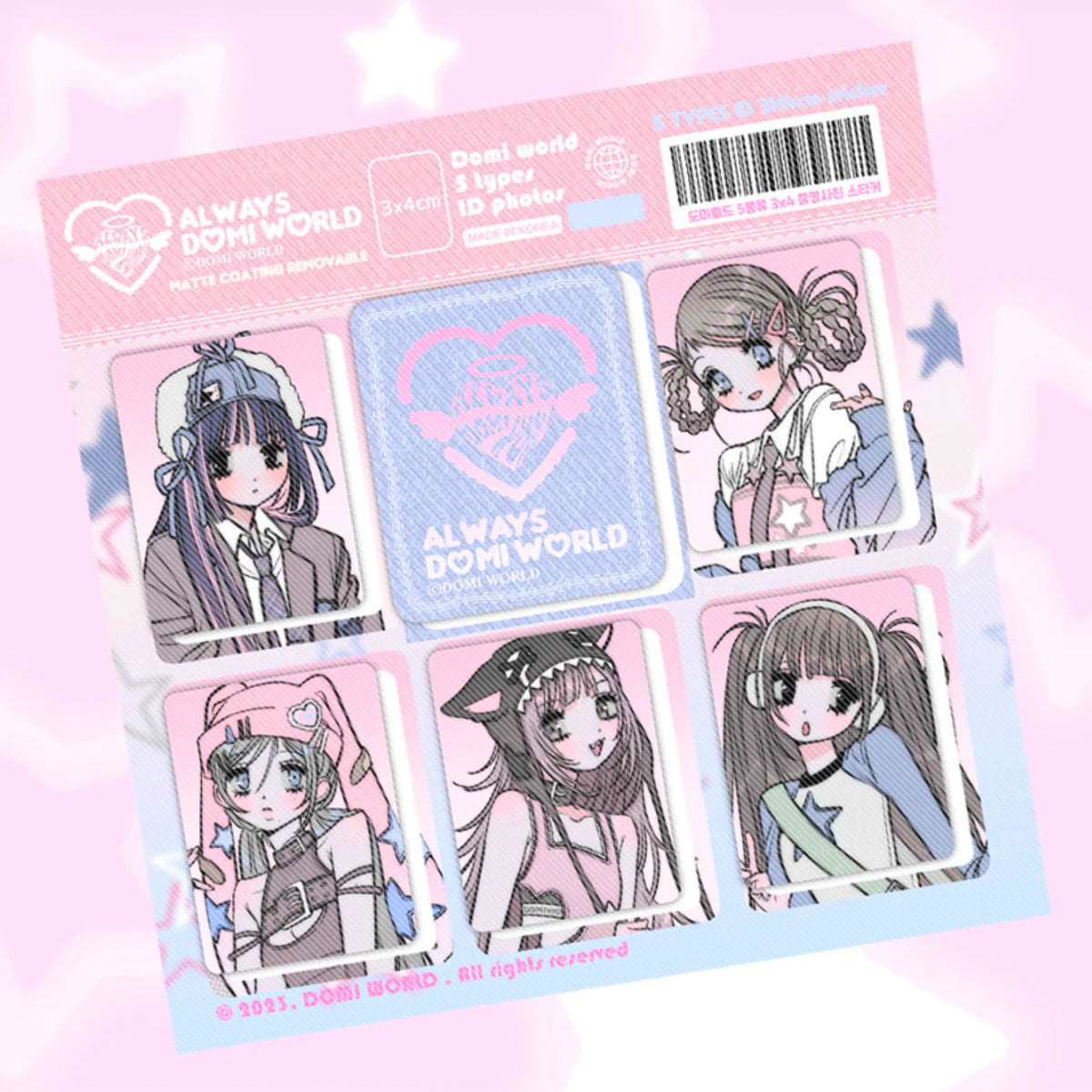 MoeMolly DOMI Daily Look ID-01 Photo Sticker