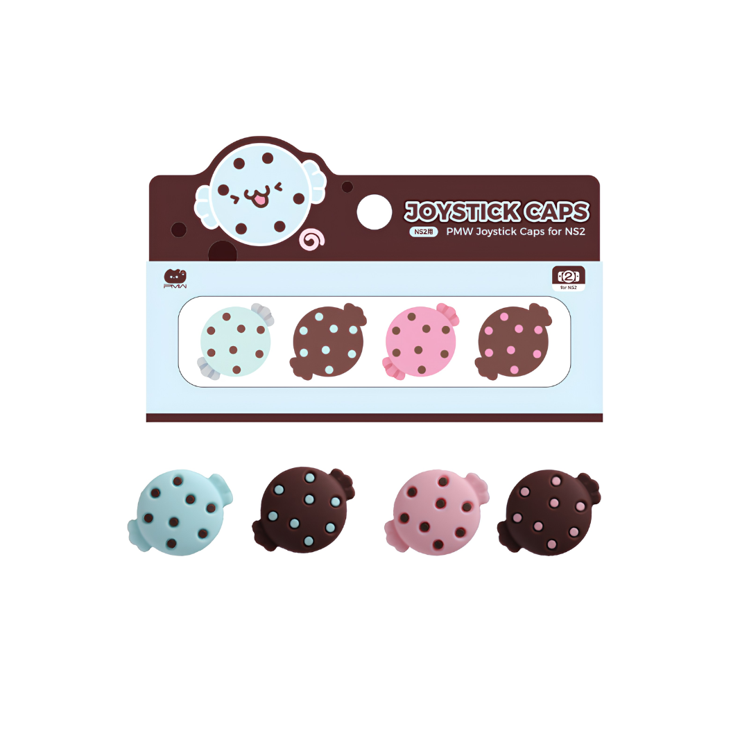 MoeMolly Thumb Grips for Nintendo Switch 2/Steam Deck-Chocolate Candy