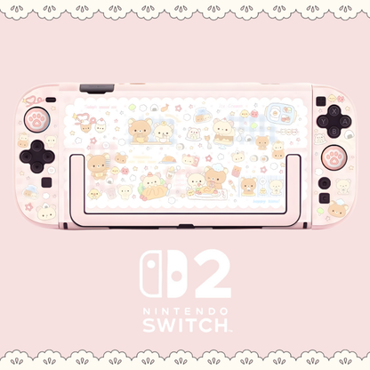 MoeMolly Rilakkuma Nintendo Switch 2 Protective Case MoeMolly Rilakkuma Nintendo Switch 2 Protective Case
