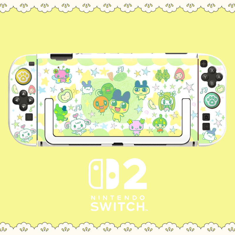 MoeMolly Tamagotchi Nintendo Switch 2 Protective Case-White