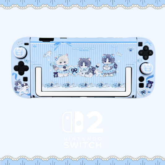 MoeMolly Nintendo Switch 2 Protective Case-Alice Cat Set