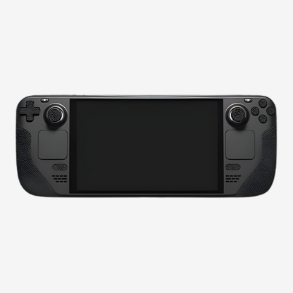 MoeMolly Anti-Slip Textured Skin Stickers for Steam Deck-Black Snow Pattern