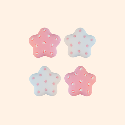 MoeMolly Thumb Grips for Nintendo Switch 2/Steam Deck-Chocolate Stars