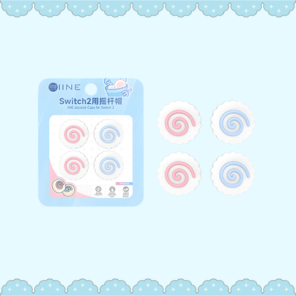 MoeMolly Thumb Grips for Nintendo Switch 2 & Steam Deck OLED-Fish Cake