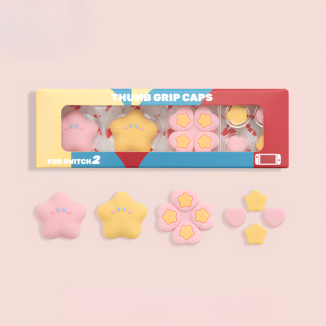 MoeMolly Kirby Button Caps for Nintendo Switch 2