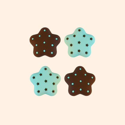 MoeMolly Thumb Grips for Nintendo Switch 2/Steam Deck-Chocolate Stars