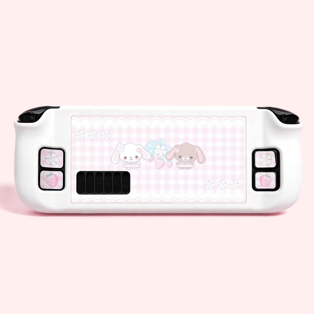 MoeMolly Steam Deck LCD/OLED Protective Case-Sugar Bunny Garden