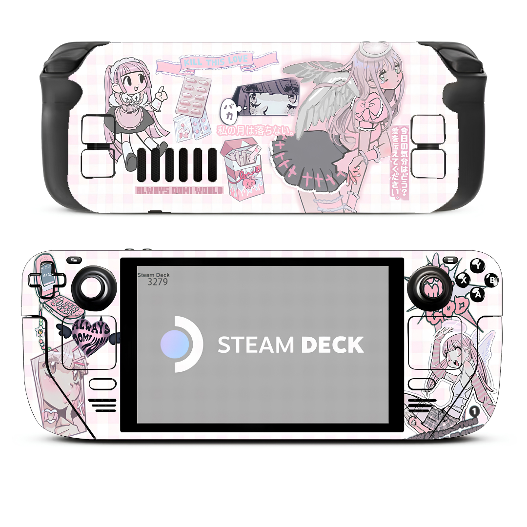 MoeMolly DOMI Aesthetic Steam Deck Skin Stickers
