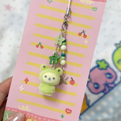 MoeMolly Fluffy Lucky Rilakkuma Dust Plug Charm for Steam Deck&Nintendo Switch