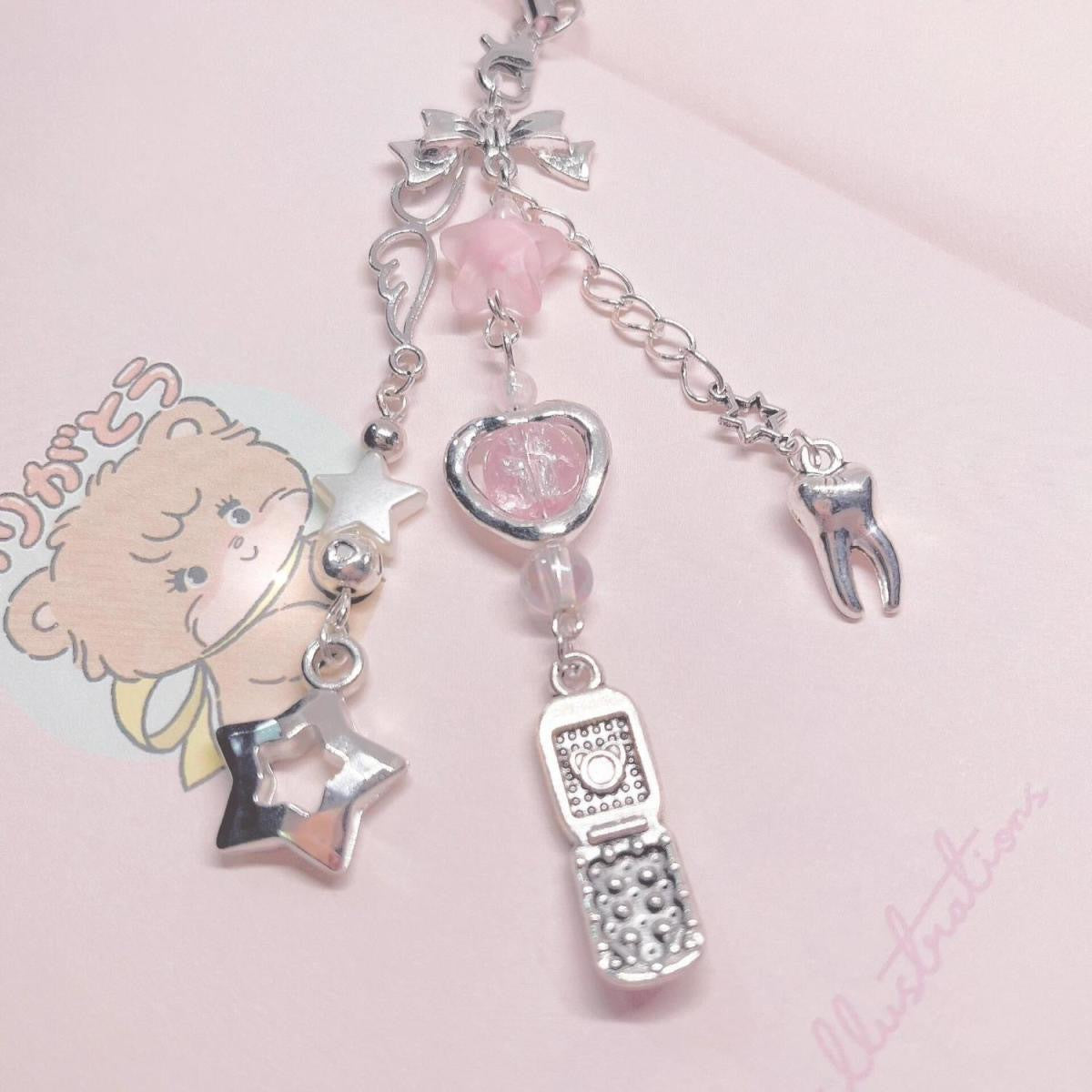 MoeMolly Y2K Dust Plug Charm for Steam Deck&Nintendo Switch-Call Me