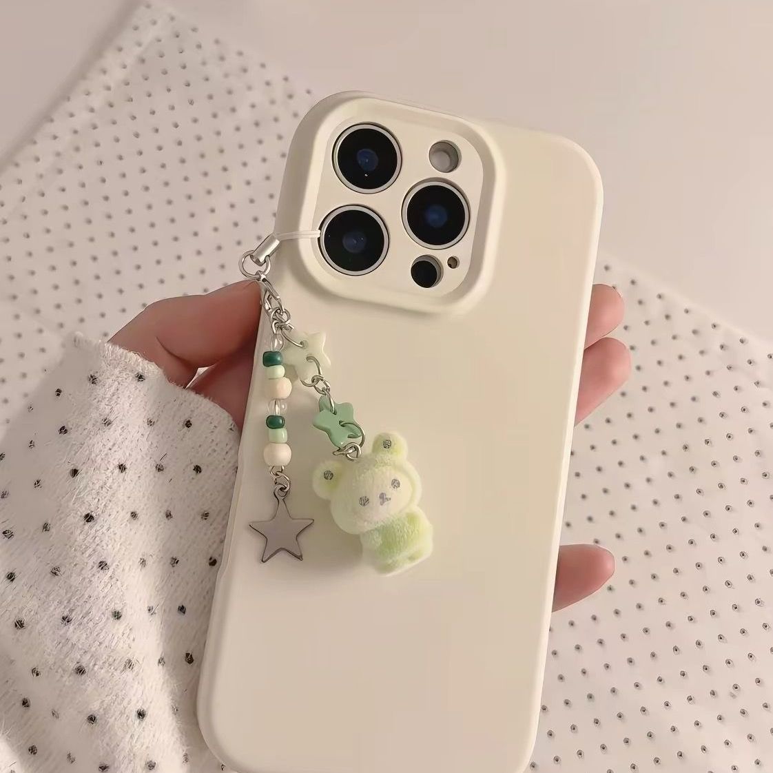 MoeMolly Fluffy Lucky Rilakkuma Dust Plug Charm for Steam Deck&Nintendo Switch