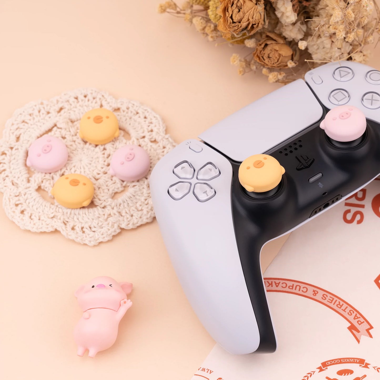 MoeMolly Cute Thumb Grips for NS PRO/PS5/PS4 and Steam Deck 99%