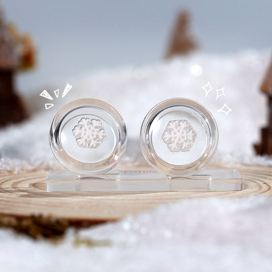 MoeMolly Thumb Grips for Nintendo Switch 2-Crystal Snow