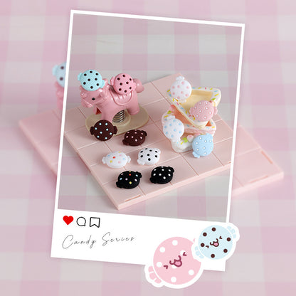 MoeMolly Thumb Grips for Nintendo Switch 2/Steam Deck-Chocolate Candy