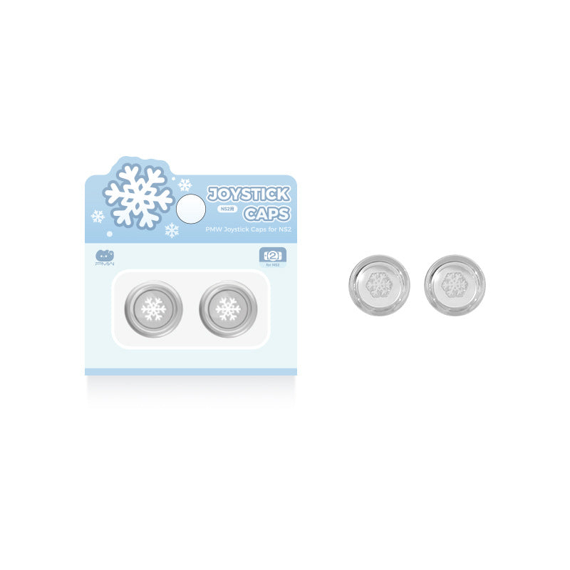 MoeMolly Thumb Grips for Nintendo Switch 2-Crystal Snow