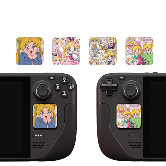 MoeMolly Sailor Moon Steam Deck Trackpads Protector Skin Stickers-Daily Life