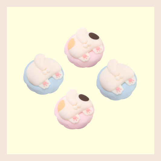 MoeMolly Thumb Grips for Nintendo Switch 2 & Steam Deck OLED-Kitten Cake