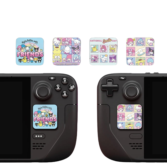 MoeMolly Sanrio Friends Steam Deck Trackpads Protector Skin Stickers