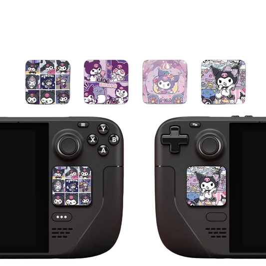 MoeMolly Kuromi Steam Deck Trackpads Protector Skin Stickers-Cartoonist