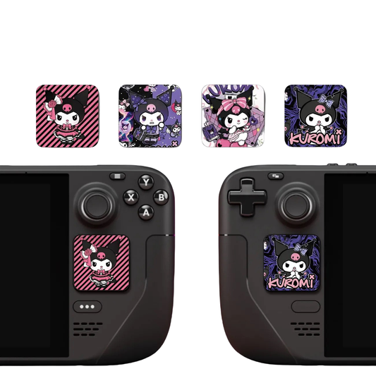 MoeMolly Kuromi Steam Deck Trackpads Protector Skin Stickers-Party Look