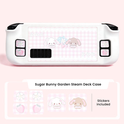 MoeMolly Steam Deck LCD/OLED Protective Case-Sugar Bunny Garden