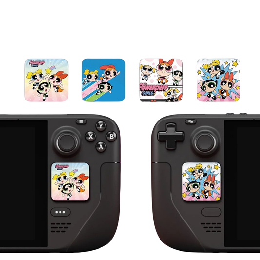 MoeMolly The Powerpuff Girls Steam Deck Trackpads Protector Skin Stickers