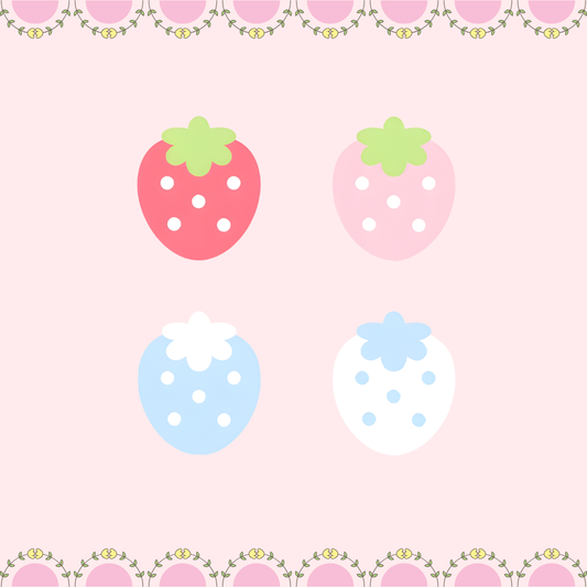 MoeMolly Thumb Grips for Nintendo Switch 2-Strawberry Juice