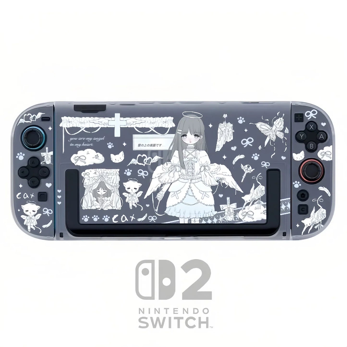 MoeMolly Angelic Girl Nintendo Switch 2 Protective Case