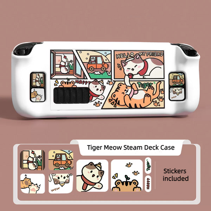 MoeMolly Tiger Meow Steam Deck Protective Case