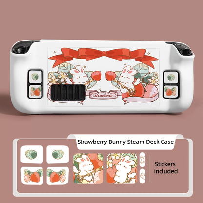 MoeMolly Strawberry Bunny Steam Deck Protective Case