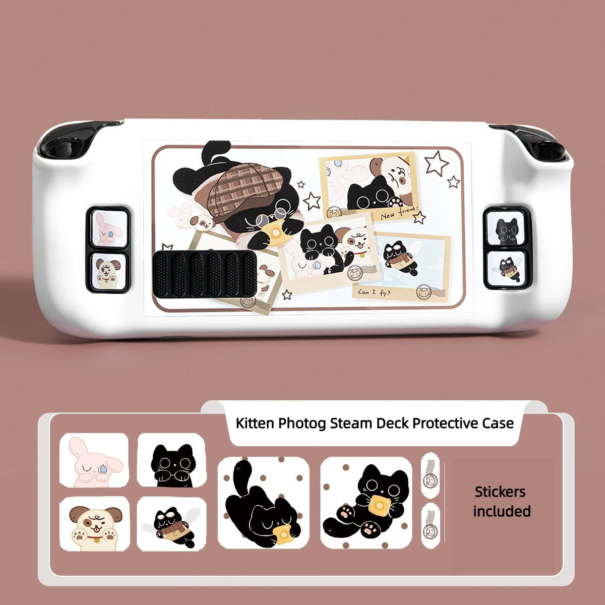 MoeMolly Kitten Photog Steam Deck LCD/OLED Protective Case