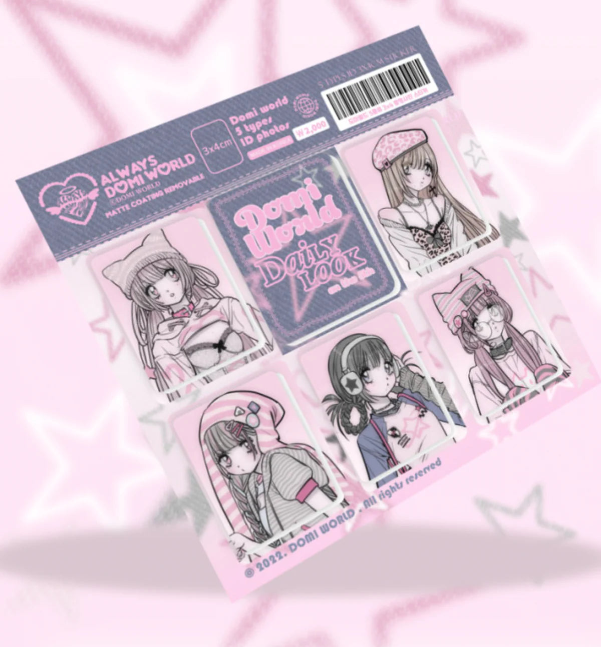 MoeMolly DOMI Daily Look ID-02 Photo Sticker