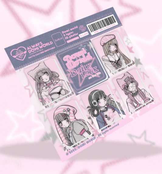 MoeMolly DOMI Daily Look ID-02 Photo Sticker