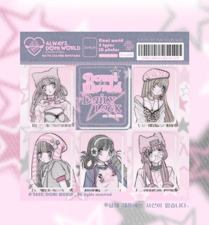 MoeMolly DOMI Daily Look ID-02 Photo Sticker
