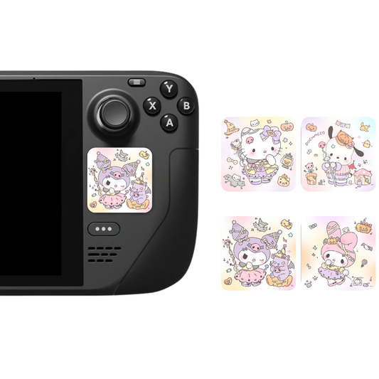 MoeMolly Sanrio Steam Deck Trackpads Protector Stickers-Halloween Party